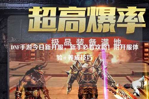 DNF手游今日新開(kāi)服，新手必看攻略！附開(kāi)服體驗(yàn)+養(yǎng)成技巧